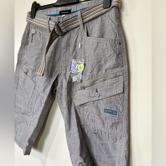 🎉4/30$🎉 Blumind NWT Gray Utility Shorts with Belt - Size 29 - Picture 3 of 7